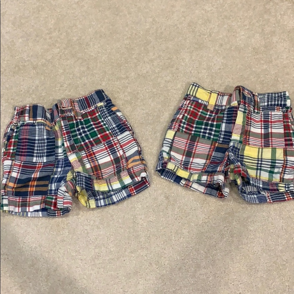 Plaid shorts
